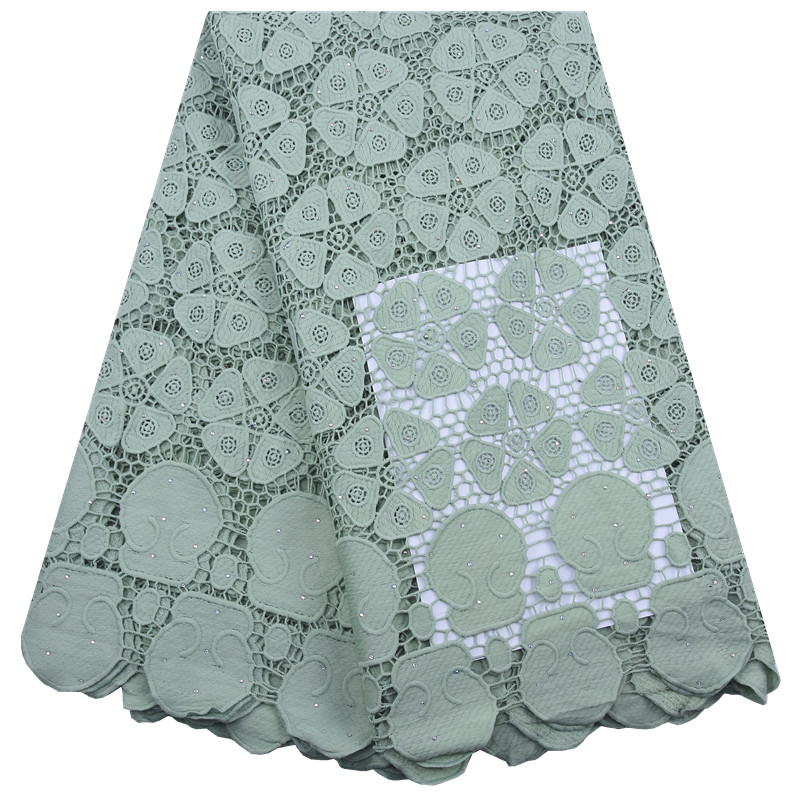 Crystal Mesh Fabric - Tecido de Renda Guipure Africano com