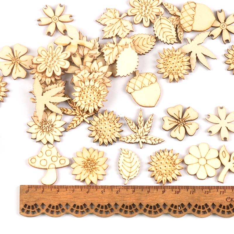 Acessórios DIY de madeira natu - Embellish Craft avaliação e preço