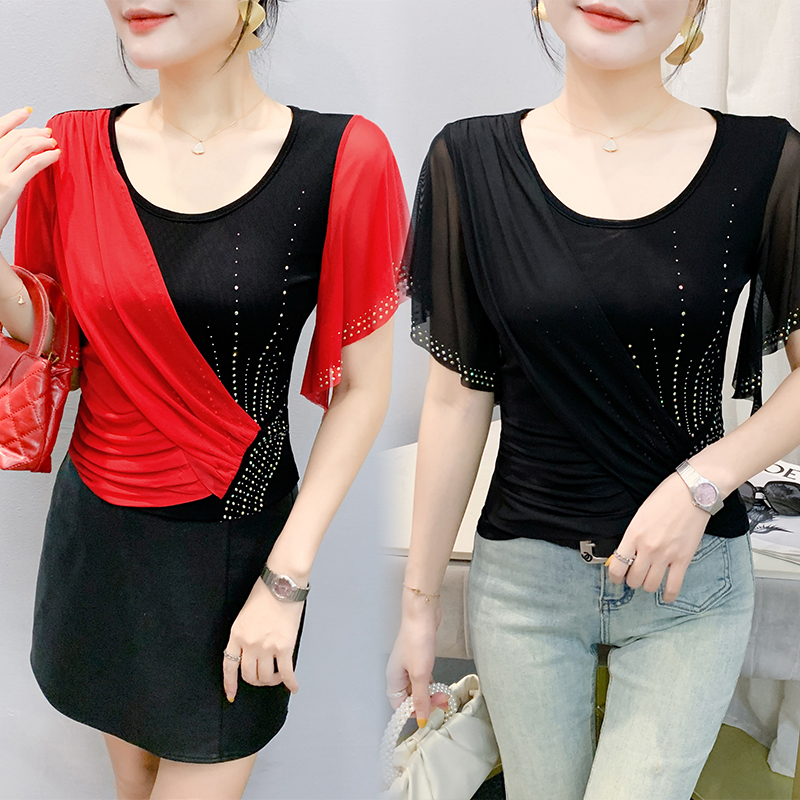 Top feminino de malha de verão - Beaded Trim Fringe avaliação e preço
