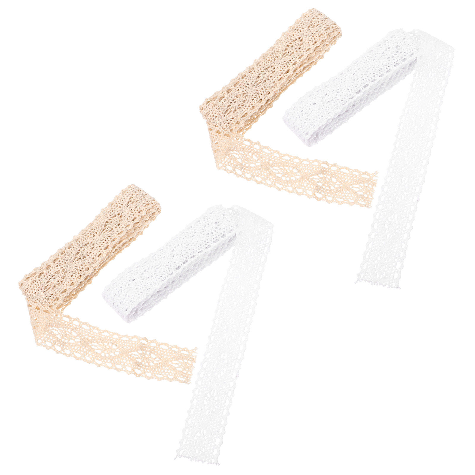4 Rolos de Fita de Renda Premi - Lace Ribbon Trim avaliação e preço