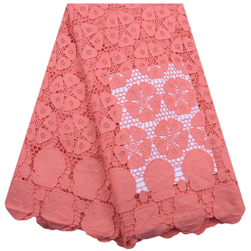 Tecido de Renda Guipure Africa - Crystal Mesh Fabric avaliação e preço