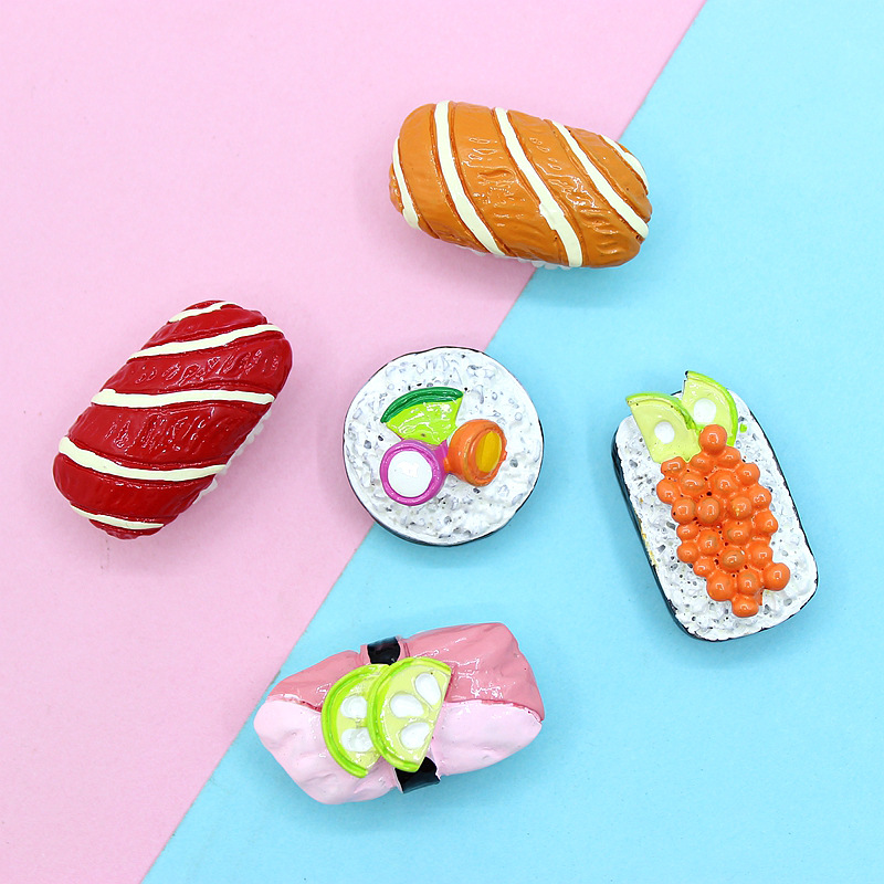 10 Peças de Resina Mini Sushi, - Embellish Craft avaliação e preço