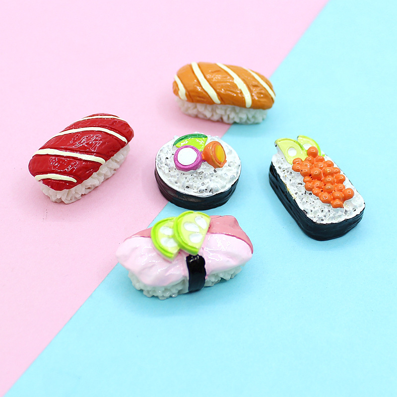 10 Peças de Resina Mini Sushi, - Embellish Craft avaliação e preço