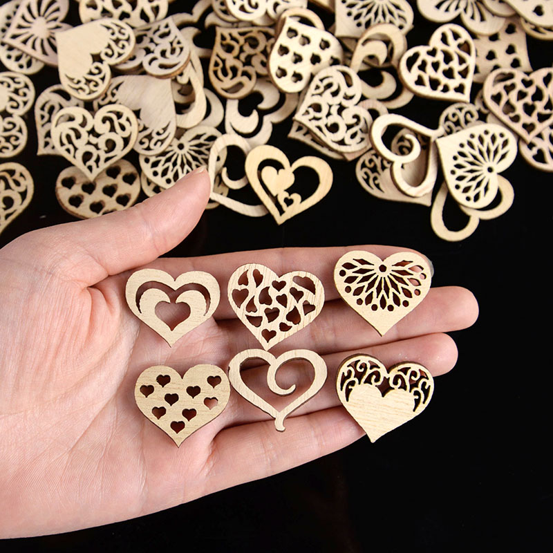 50/100 pçs oco coração padrão  - Embellish Craft avaliação e preço