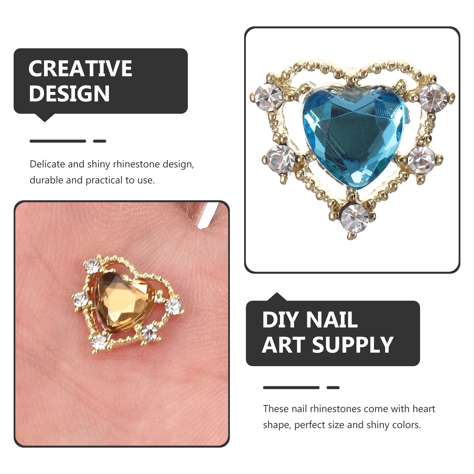 10 Peças de Apliques de Unha e - Embellish Craft avaliação e preço