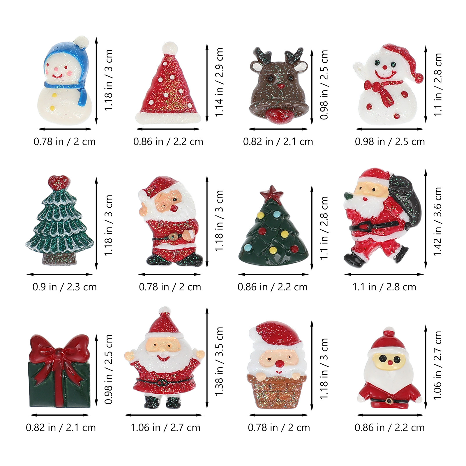 50 peças de enfeites de Natal, - Embellish Craft avaliação e preço