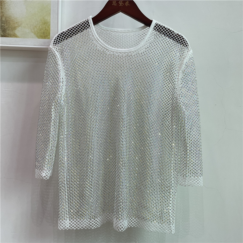 Colorshiny diamantes sílabas e - Crystal Mesh Fabric avaliação e preço