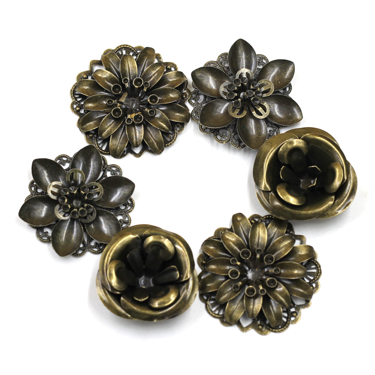 6 pçs enfeites combinação flor - Embellish Craft avaliação e preço