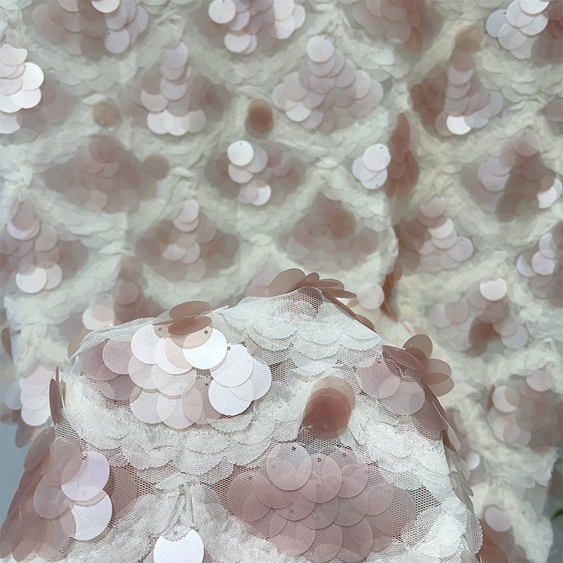 Base de malha pano lantejoulas - Crystal Mesh Fabric avaliação e preço