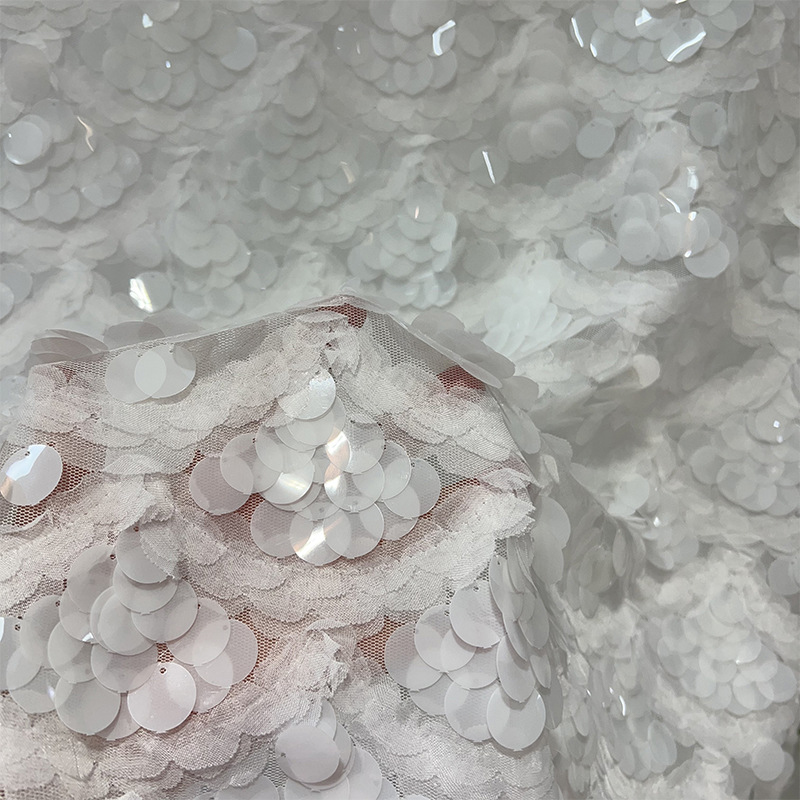 Base de malha pano lantejoulas - Crystal Mesh Fabric avaliação e preço