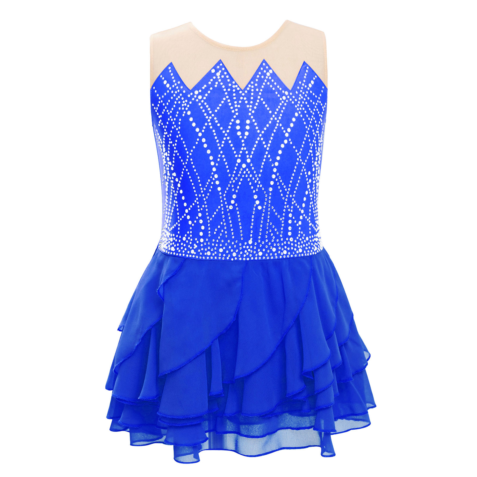 Meninas malha patinação artíst - Rhinestone Banding Trim avaliação e preço