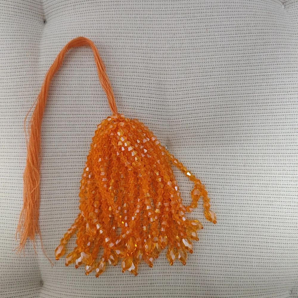 Frange de contas de cristal in - Beaded Trim Fringe avaliação e preço