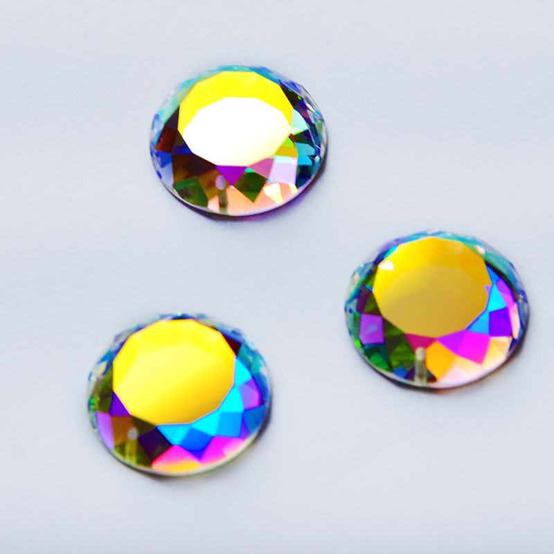 Pedras de Cristal AB Redondas  - Sew On Rhinestone avaliação e preço